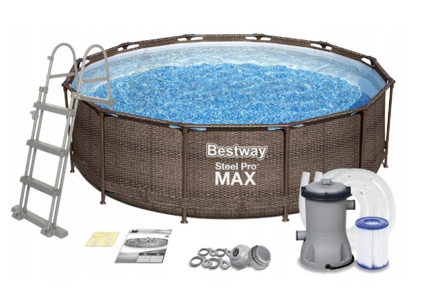 Bestway Steel Pro Max Rattan 3,66 x 1 m 56709